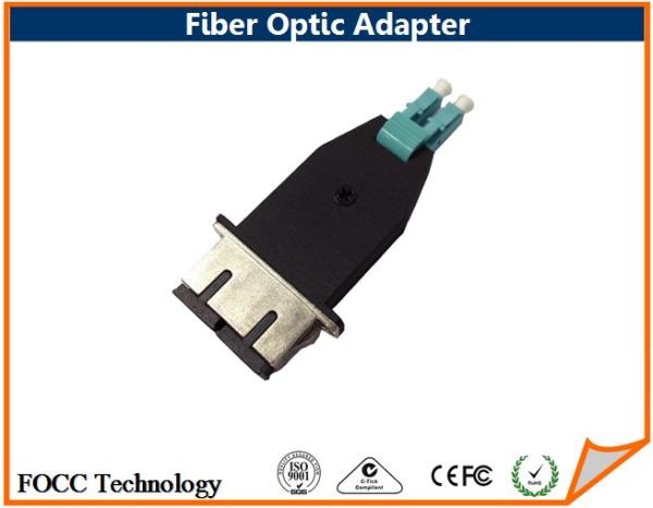 Hybrid SC Female to LC Male Multimode OM3 Duplex Adapter Zirconia Ferrule