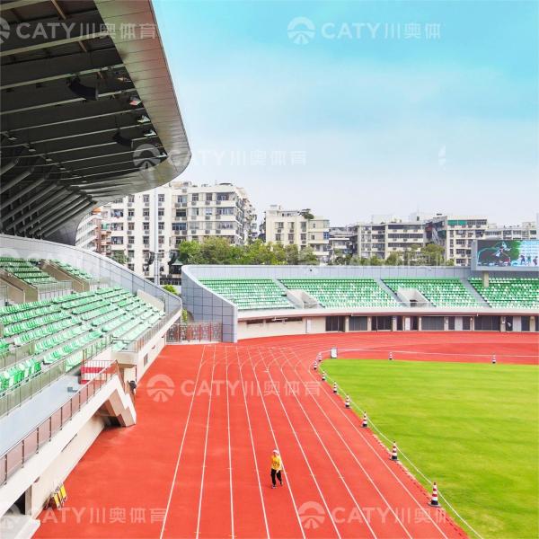 13mm IAAF Approved Automatic Installation Spay Coated Esp Semi-Prefabricated Rubber Running Track