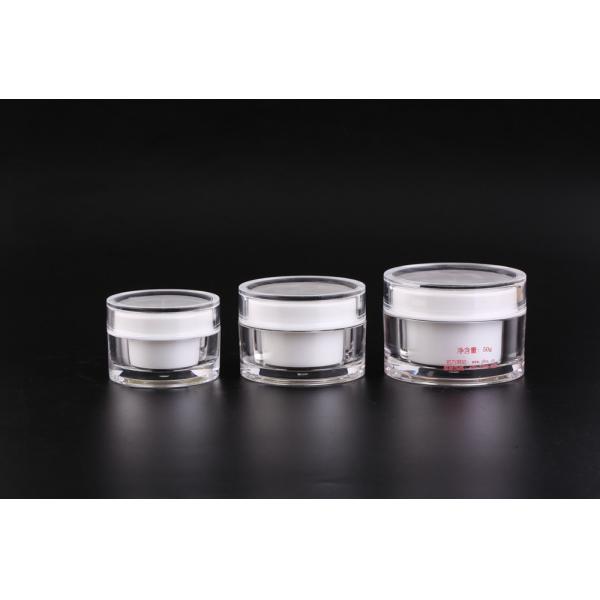 Les pots crèmes cosmétiques de double structure de ThickWall améliorent l'él