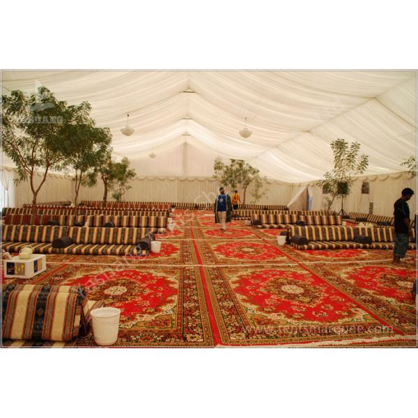 6M Span Commercial Rain Tents Outdoor Event Canopy With Luxury Decorations