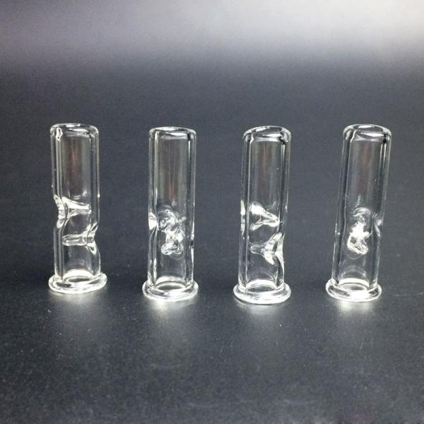 All Clear 35mm Length 8mm Glass Filter Tips For Smoking Round Mouth