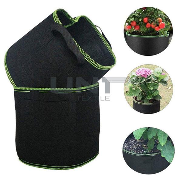 L'usine non-tissée réutilisée de poinçon d'aiguille élèvent des sacs réutilisés pour le jardin
