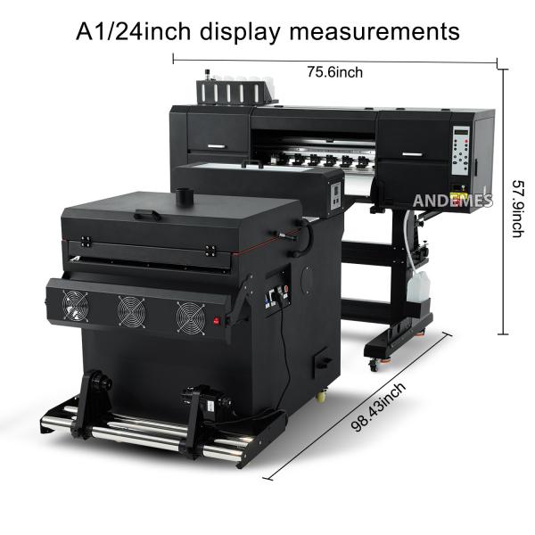Imprimante à double XP600 i3200 24 pouces 60 cm DTF à jet d'encre pour animaux de compagnie A3 33 cm
