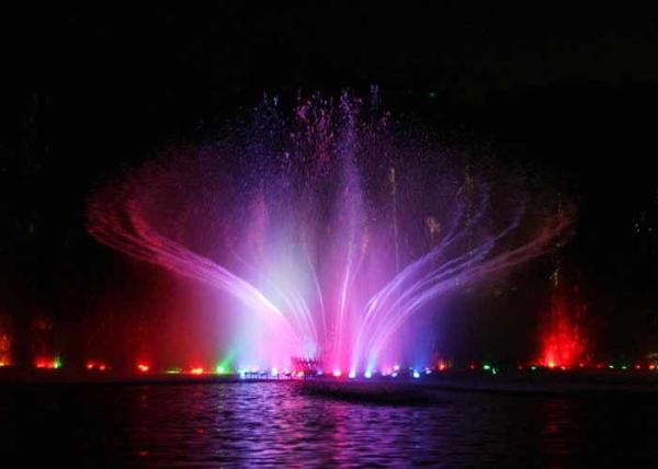 Modern Musical Water Fountain For Commercial Plaza CE & ISO Certified