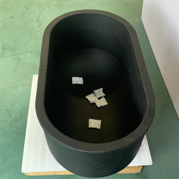 Crucible de fusión de metales a alta temperatura, Crucible de grafito rectangular para fundición