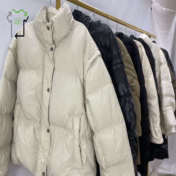 Wholesale Winter Warm High Quality Fashion Second Hand Thick Down Bulk Package Used Clothes Second Hand Clothes