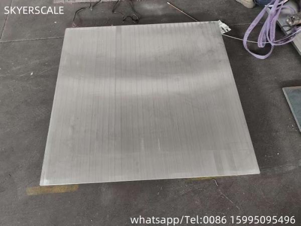 3T Platform Scale Full 304 Stainless Steel 1.5x1.5m Electronic Weighing Scales Digital Floor Scale Industrial