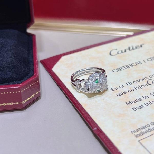 Unisexe style 18K Gold Diamond Ring Personnalisez vos bijoux personnalisés de luxe avec pierre d'émeraude