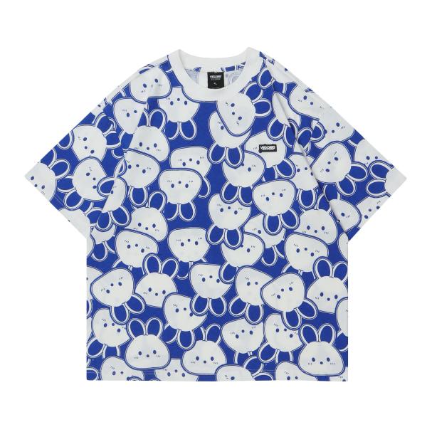 Vêtements de rue unisexe sur mesure 100% coton graphique sur écran imprimé T-shirt