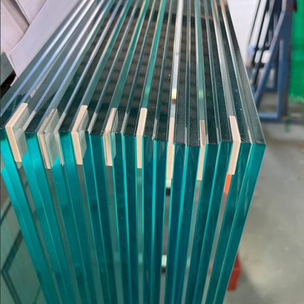 6+6mm 66.3 13.14mm 12mm Clear Laminated Glass Soundproof Safety Glass Cut To Size