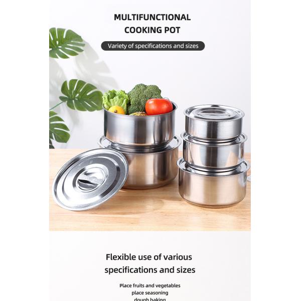 Hot Sale Restaurant Soup Pot Stainless Steel Cookware Pots Ollas Cooking Ware Set Cooking Pot With Lid