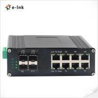 O ponto de entrada 8 portuário endurecido controlou o interruptor de rede com caso IP40 de alumínio