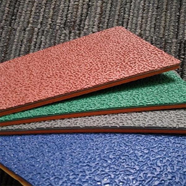 Outdoor Sports Floor Tiles Sanding Surface Thickness 6mm 8mm 10mm 13mm