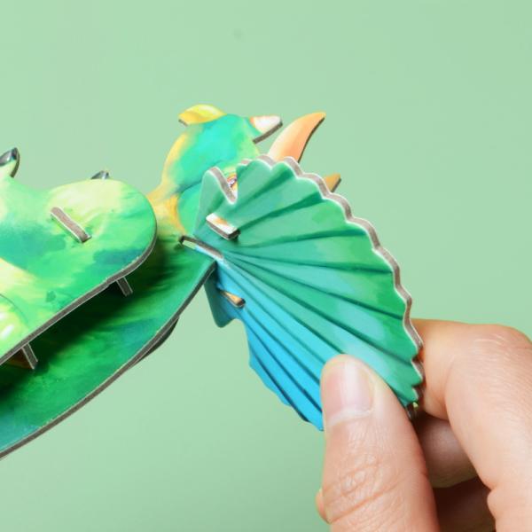 O enigma educacional do grupo animal do bloco de apartamentos brinca 3D o cartão Kit For Children excelente