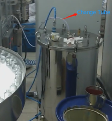 Емкость машины завалки 30ml бутылки маникюра управлением PLC 50BPM