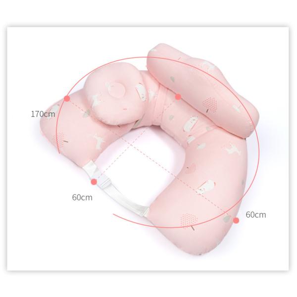 Polyester/Cotton Maternity Pillow Multi Functional Nursing Pillow with Removable Cover