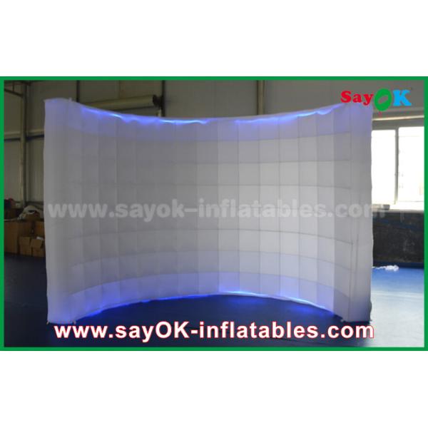 Inflatable Photo Booth Hire White Oxford Cloth Led Strip Lighting Inflatable Photo Booth For Wedding Decoration