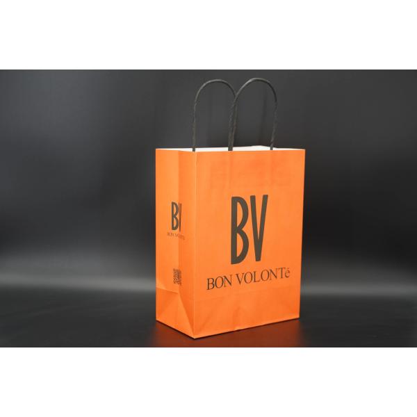 Reusable Kraft Paper Bags Sustainable Black Twisted Handle Kraft Bags