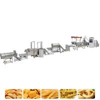 Linha de produção de petiscos fritos de rosca dupla de aço inoxidável