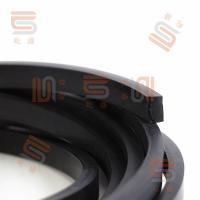 Oil Resistant 35mm*35mm NBR Rubber Extrusion Products