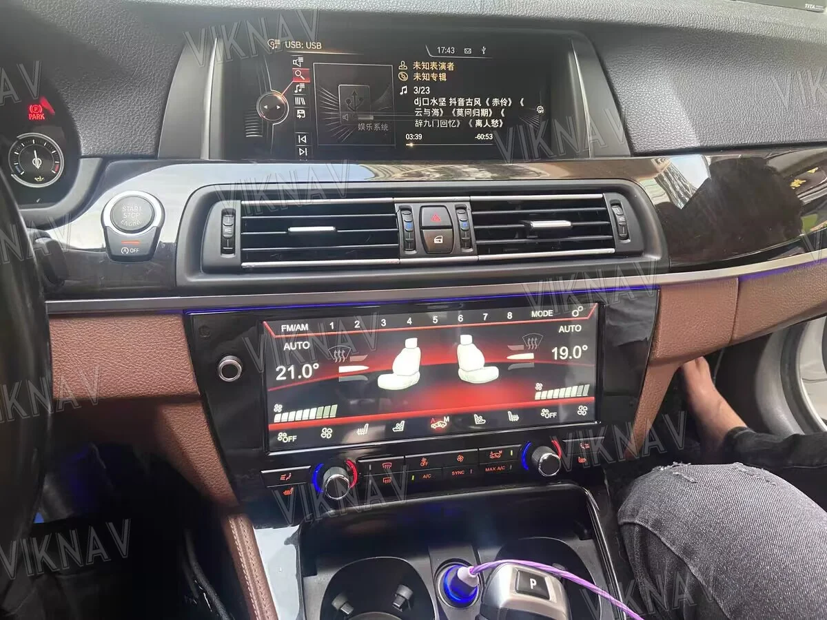 BMW 5 серии Автомобиль Планшет управления переменным током Мультимедийный проигрыватель F10 F11 F07 F18 M5 2011-2017