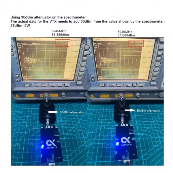 Kimpok 5.8-6.0GHz 5W High-Power Wireless Data Transmission Module Long-Range Analog Signal Transmission