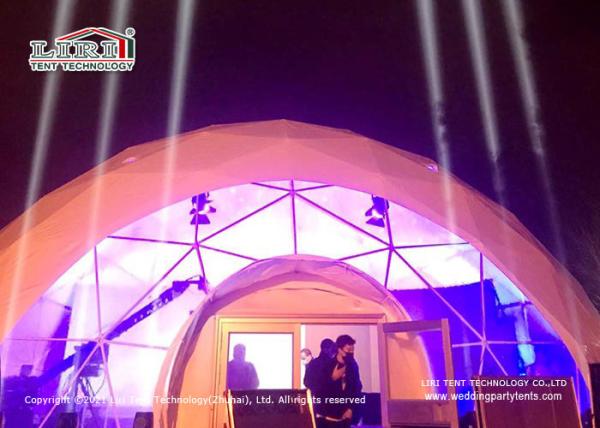 Diameter 11M Geodesic Dome Tents For 100 People Capacity Outdoor Party Events