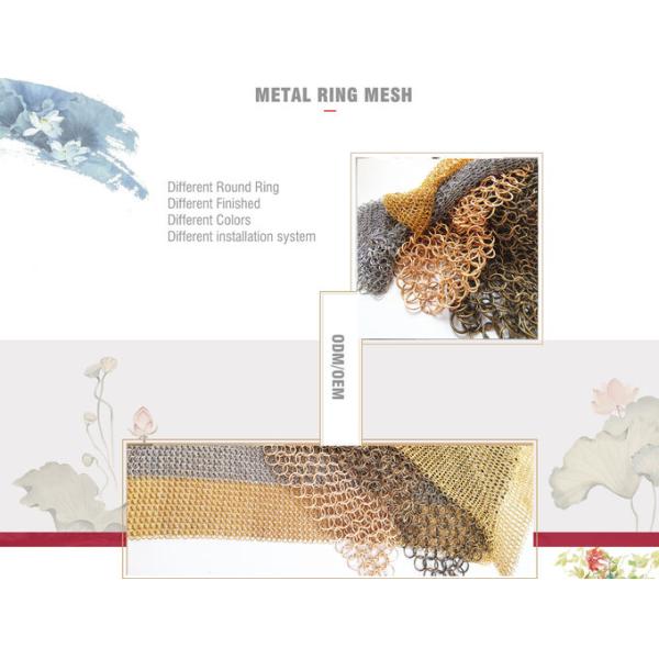 Enlace de malla de 20 mm de malla de cadena