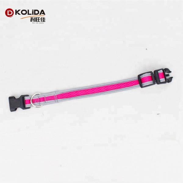 Multi Size 3M Reflective Tape Dog Collar , Night Reflective Dog Collar For Pet