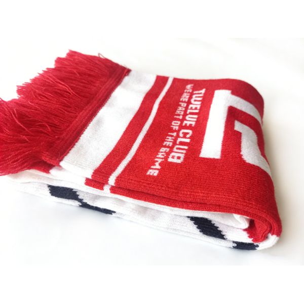 SCARF Letter Jacquard 100 % Acrylic Material Soft Warm and Lightweight Perfect Winter Accessory Individually Packaged in OPP Bag
