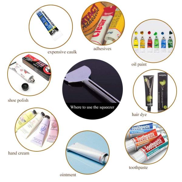 Metal Toothpaste Extruder Toothpaste Dispenser Squeeze Tube Squeezer Tool