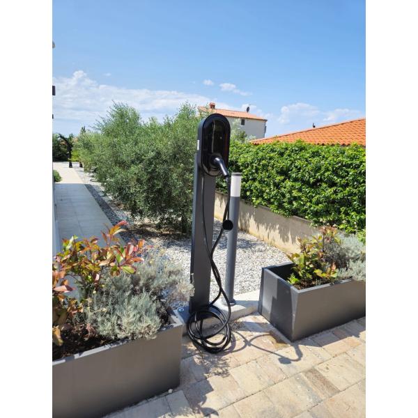 EVSE Manufacture AC Smart Charging Point para vehículos eléctricos 7kw 11kw 22kw Estación de carga solar de pared con OCPP/DLB para uso empresarial y doméstico