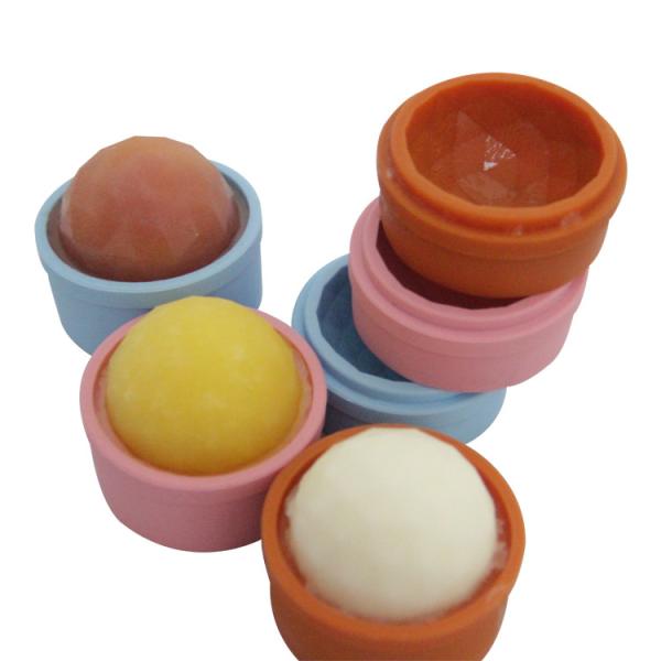 Food Grade Silicone Ice Mold Diamond Ball Shaped Ice Cube Tray 6.2*5.6*5cm