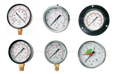-76cmHG - 1500Psi Pneumatic Air Pressure Gauge , Pressure Manometer 40mm-150mm Dial Size