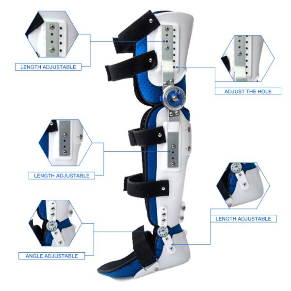 High Quality Orthopedic Knee Brace Portable Knee Ankle Foot 3 In 1 Orthosis Support