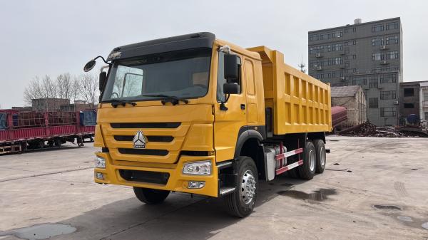 Affordable Refurbished Sinotruk Howo 375HP 6x4 Dump Truck with Manual Transmission