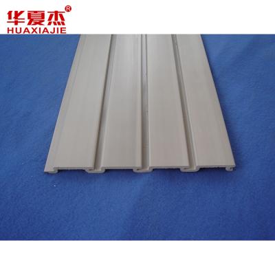White PVC Slatwall Panels , WPC Boards Panels , Garage Wall Panels for Display