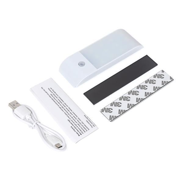 Cabinet Closet LED Night Light with PIR USB Charging Port and Mini Ultra-thin Design