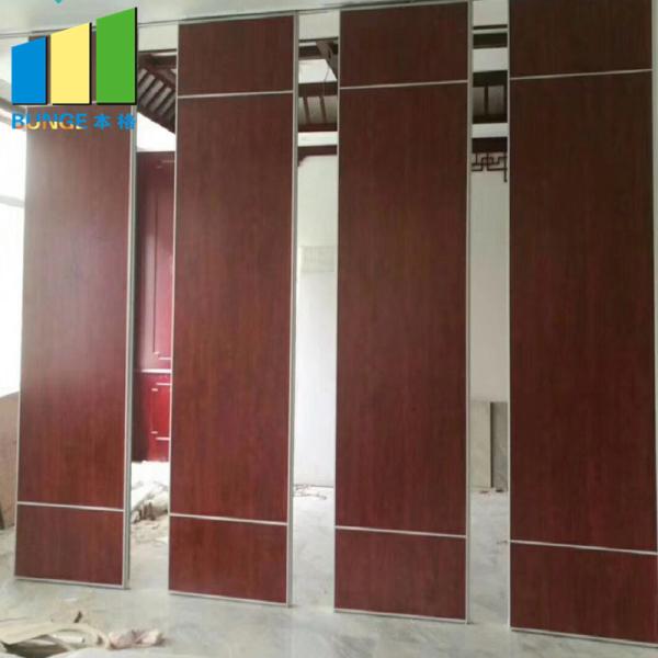 Folding Wooden Operable Partition Wall Sound Proof Partition Door For Restaurant