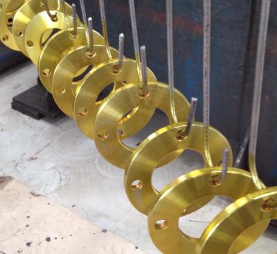 Compact Forged Steel Flanges , Aluminum Pipe Fittings With  Long Tapered Hub