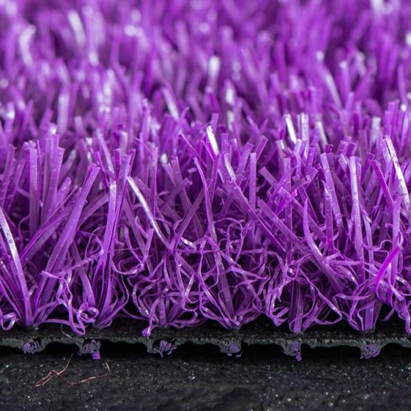 School Rainbow Colorful Artificial Grass Natural Turf Monofilament Style