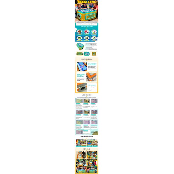 Interactive Multi Touch Table for Kids - Educational Puzzle Game Touch Screen Table