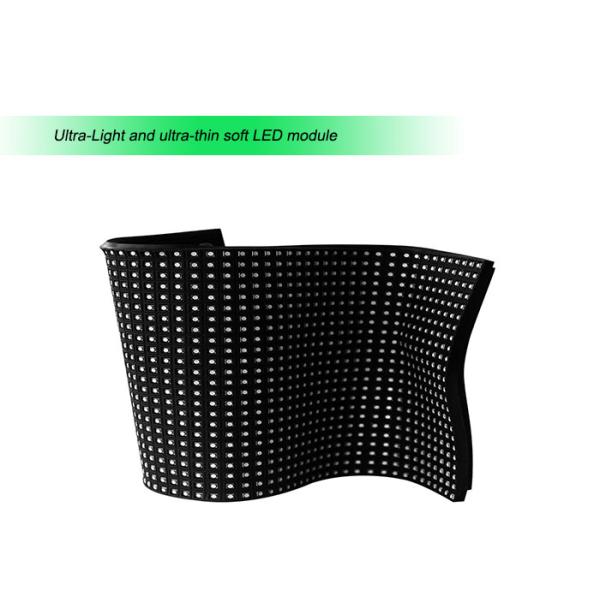 P3 Indoor Flexible LED Dislpay Screen 5mm Thickness Full Color Soft Module