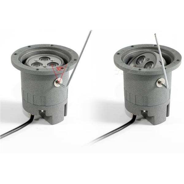 Утопленный круг подземной лампы СИД 1W IP68 на открытом воздухе стальной