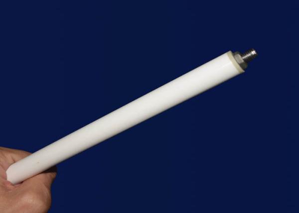 Custom Heat Resistant Ceramic Heating Rod / Chemical Piping Valves Machinable