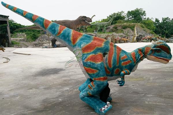 Professional Life Size Realistic Dinosaur Costume For Stage Show