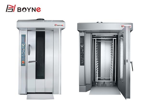 Gás elétrico de aço inoxidável comercial Oven For Bakery giratório diesel de dezesseis bandejas