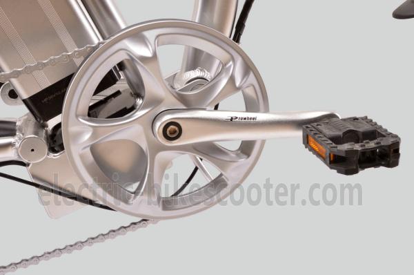 36V 250W Folding Electric Bike Full Suspension EN15194 With Shimano Derailleur