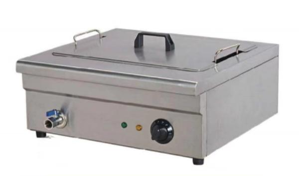 Fritadora de cozinha comercial elétrica com temperatura entre 0°C e 300°C para cozinhar em restaurantes