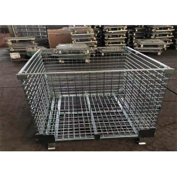 Steel Foldable Wire Pallet; Wire Container; Wire cage; Warehouse cage